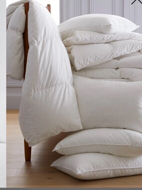Quince White Plush Down-Alternative Pillow